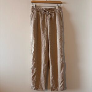 H&M Women's Tan Drawstring Pants Size Small
